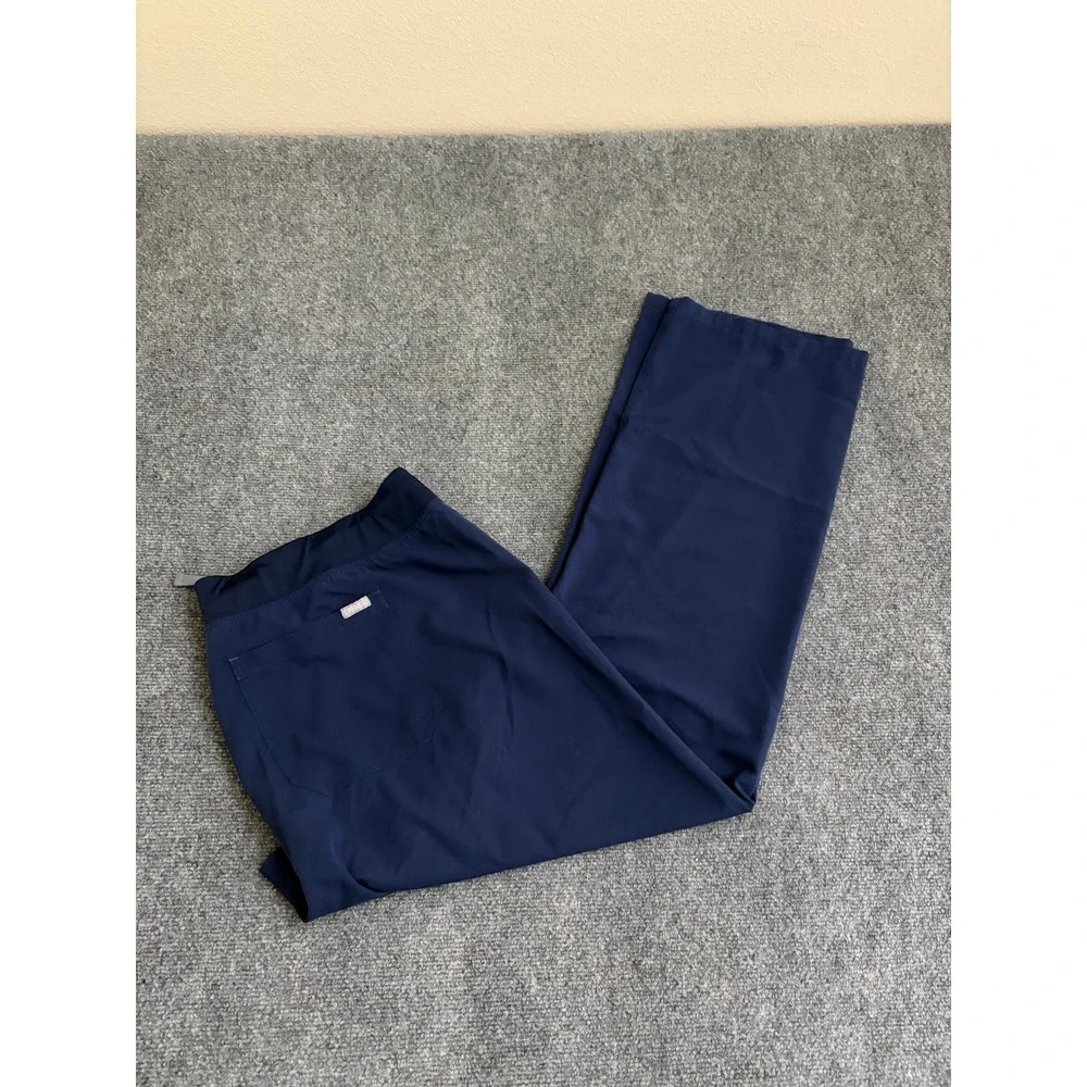 FIGS Technical Collection Mens Scrub Pants Navy Blue Drawstring 2XL Regular